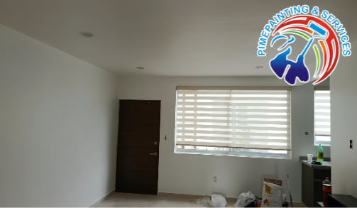 Pintores profesionales renovando departamento antes de entrega PIMEPAINTING