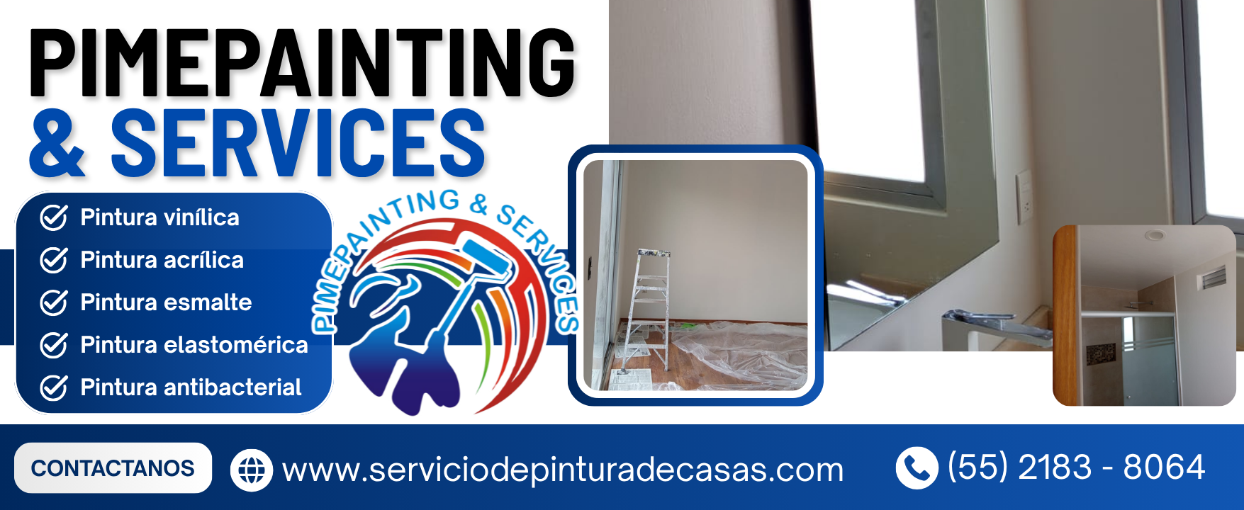 Diferentes acabados de pintura aplicados por pintores de casas cdmx