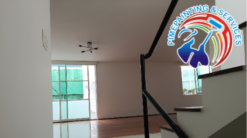 Pintores profesionales renovando departamento antes de mudanza PIMEPAINTING