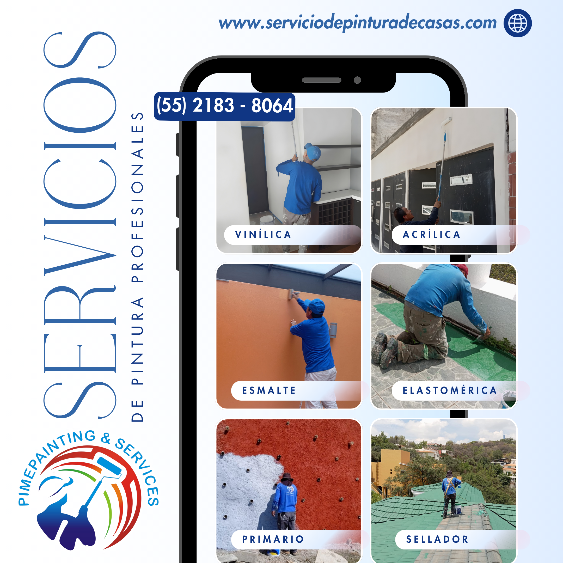 Trabajos de pintura en casas y reparación de muros